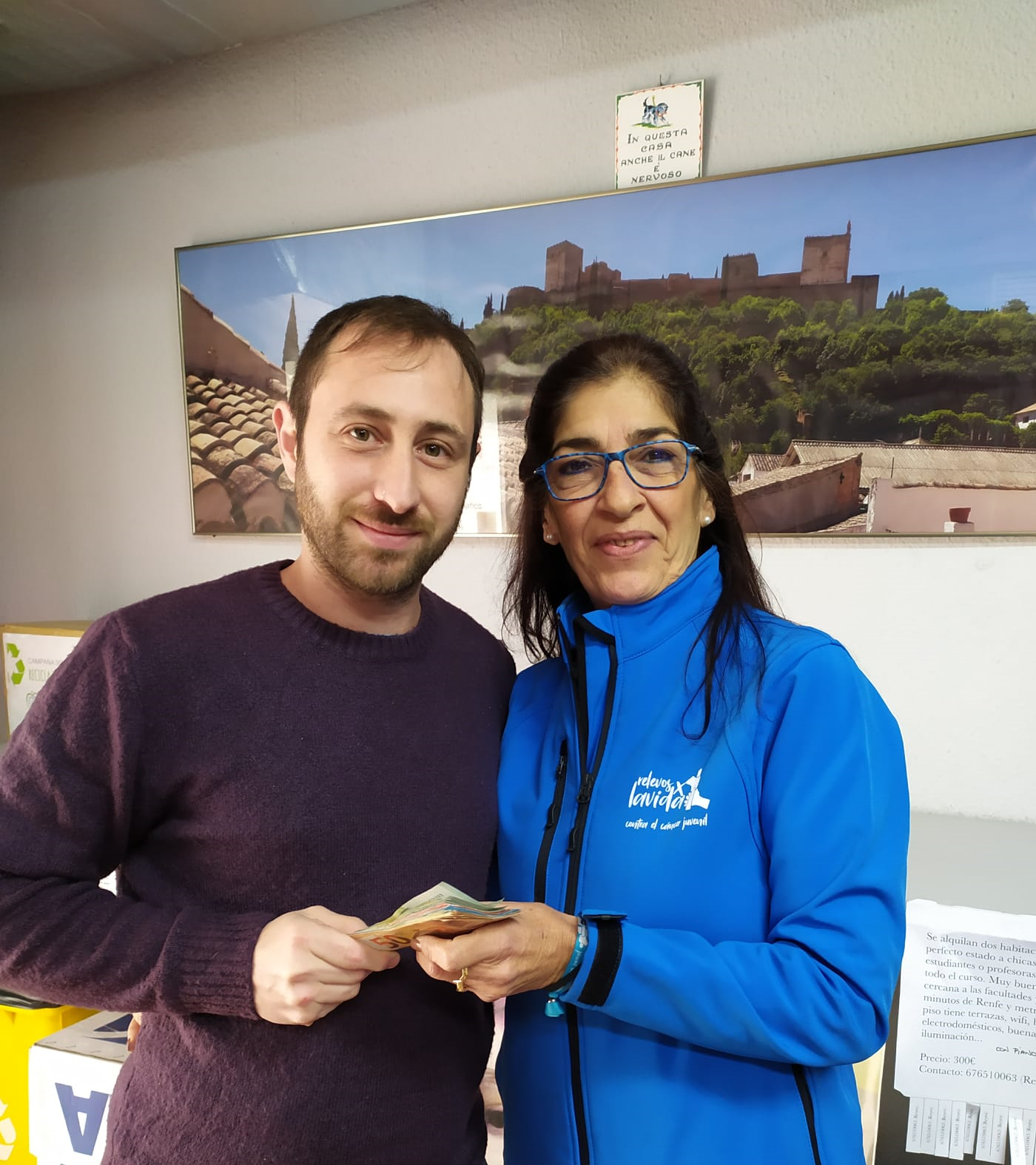 Davide, nuestro diseñador de fulares solidarios.