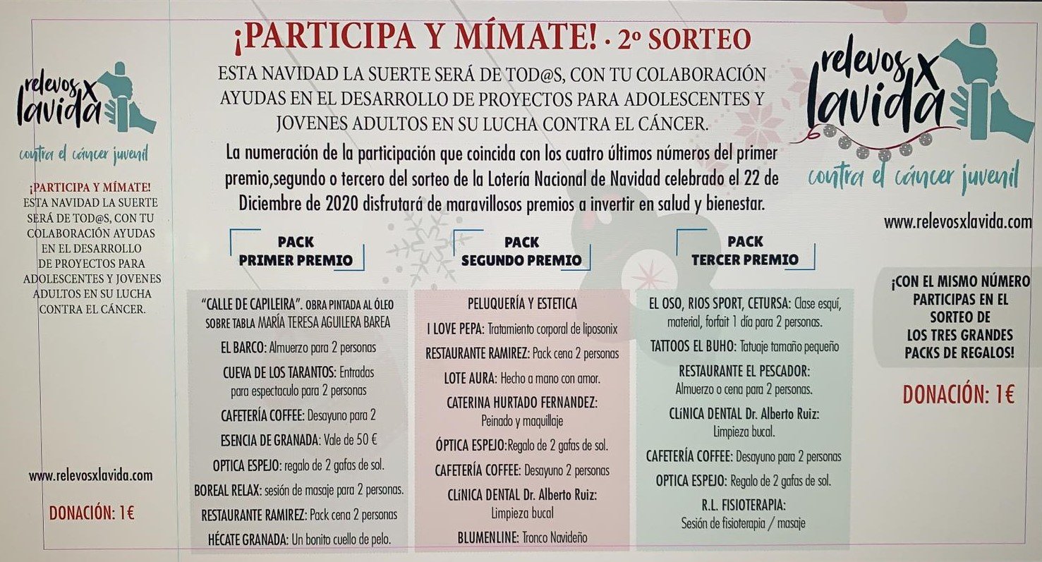 II SORTEO DE NAVIDAD ‘PARTICIPA Y MIMATE’